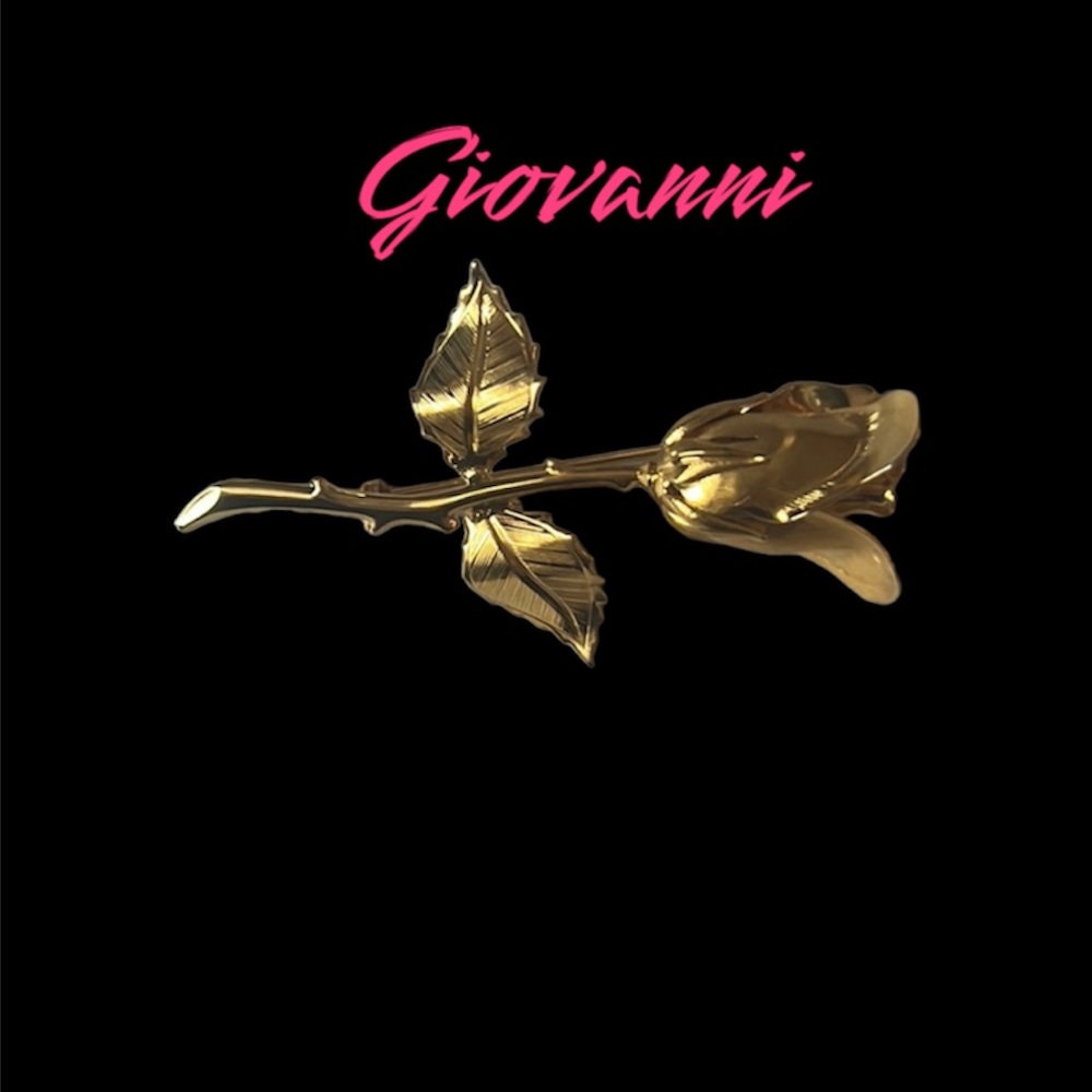 Vintage Giovanni Rose sweater brooch